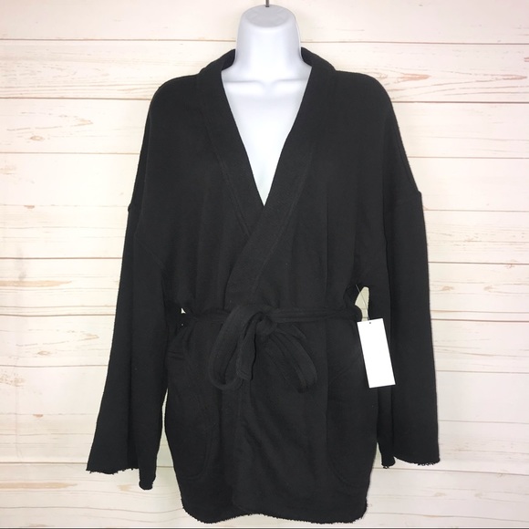 SPIRITUAL GANGSTER FLORAL EMBROIDERED WRAP KIMONO - Picture 13 of 16